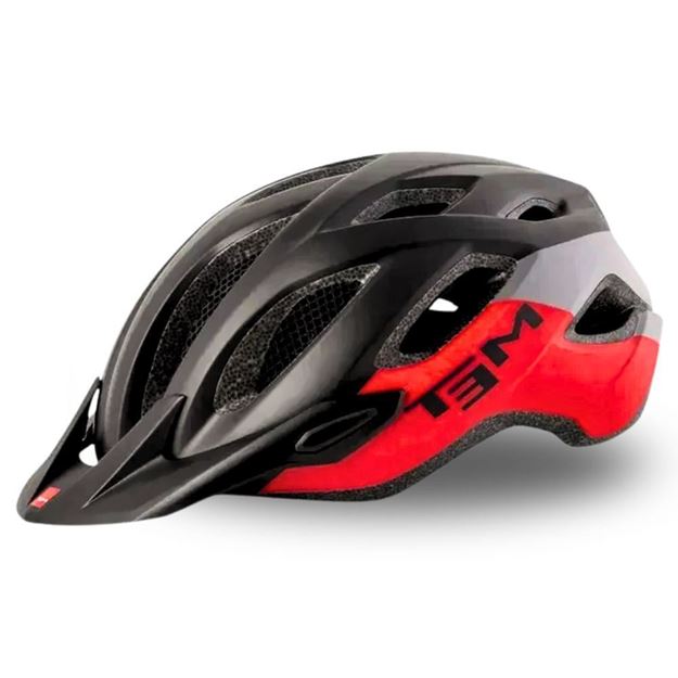 Picture of MET CROSSOVER CE BLACK RED