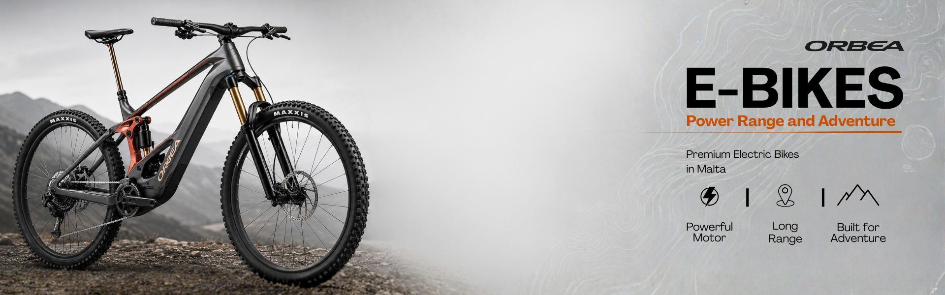 Discover Orbea electric bikes, commuter e-bikes, and electric mountain bikes at Wheel Wizard Malta.